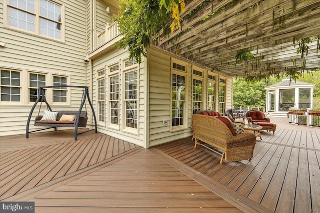 27422 Bridle Pl, Chantilly, VA 20152 - view of deck