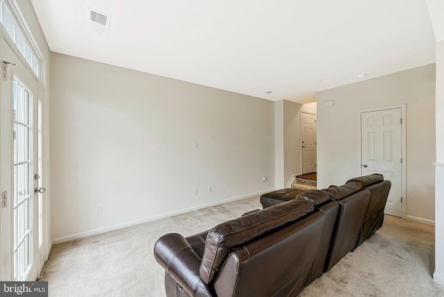 45812 Winding Branch Ter, Sterling, VA 20166 - living area with light carpet and baseboards