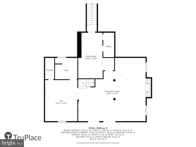 7600 Charleston Dr, Bethesda, MD 20817 - view of home floor plan
