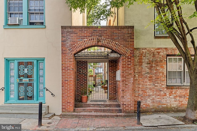 718 Addison St Unit B, Philadelphia, PA 19147 - property entrance featuring stucco siding and brick siding