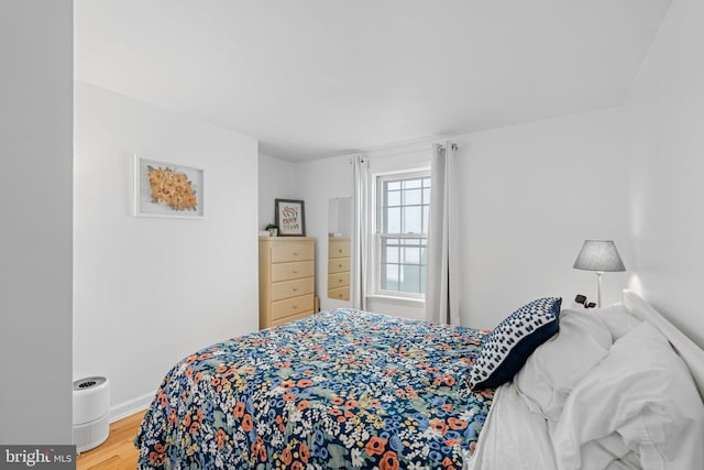 718 Addison St Unit B, Philadelphia, PA 19147 - bedroom with wood finished floors and baseboards