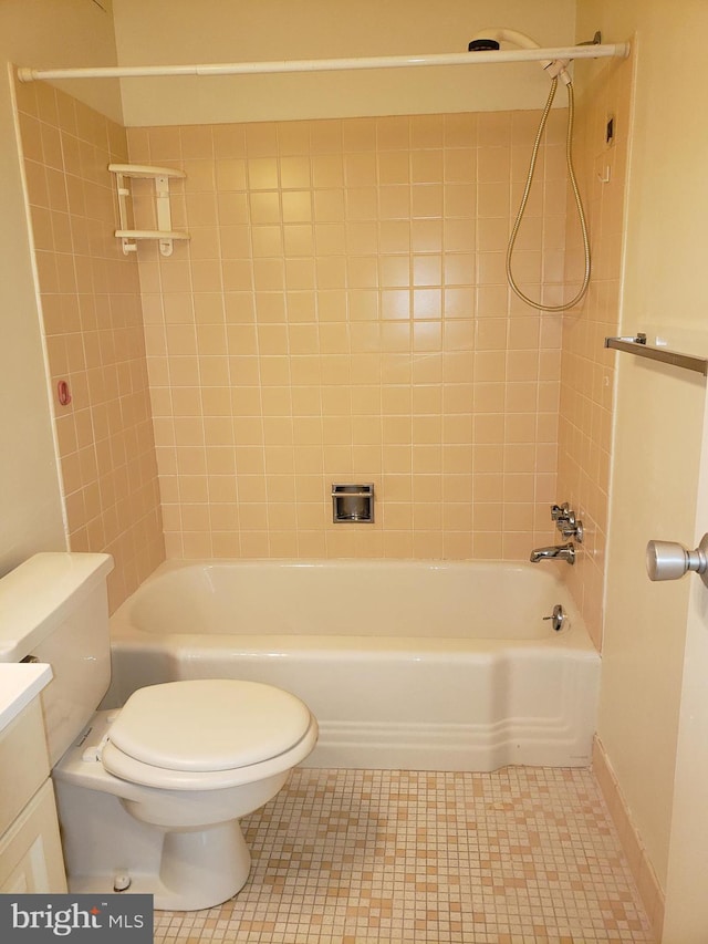 130 Slade Unit 511, Pikesville, MD 21208 - bathroom with toilet, shower / bathtub combination, and vanity