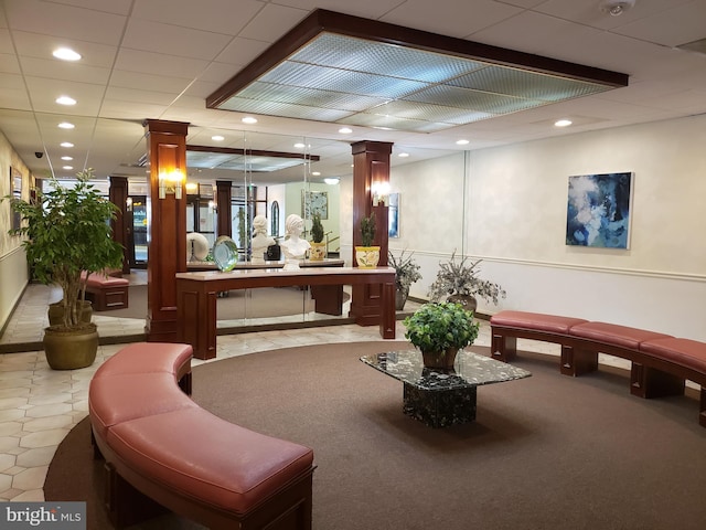 130 Slade Unit 511, Pikesville, MD 21208 - community lobby featuring recessed lighting