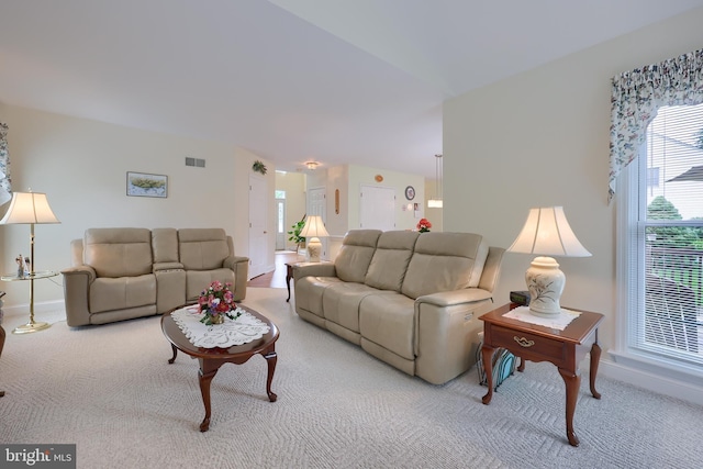 1350 Hyde Park Dr, Lancaster, PA 17601 - living room featuring carpet and baseboards
