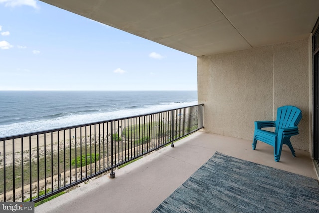 11400 Coastal Hwy Unit 8G, Ocean City, MD 21842 - balcony featuring view of water and beach