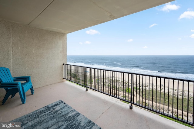 11400 Coastal Hwy Unit 8G, Ocean City, MD 21842 - balcony featuring view of water and beach