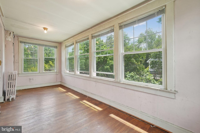 4100 Jenifer St NW, Washington, DC 20015 - unfurnished sunroom featuring plenty of natural light, wood finished floors, and baseboards