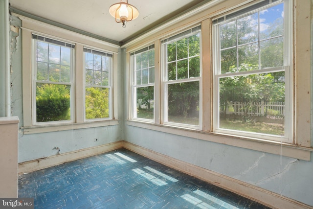 4100 Jenifer St NW, Washington, DC 20015 - unfurnished sunroom with tile patterned floors and baseboards