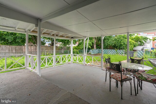 827 W 2nd St, Florence, NJ 08518 - sunroom / solarium featuring outdoor dining space