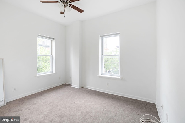 909 S 20th St Unit 3, Philadelphia, PA 19146 - carpeted spare room featuring a ceiling fan and baseboards