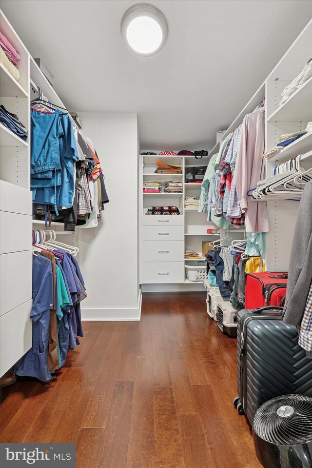 224 Dupont St, Philadelphia, PA 19127 - walk in closet featuring wood finished floors