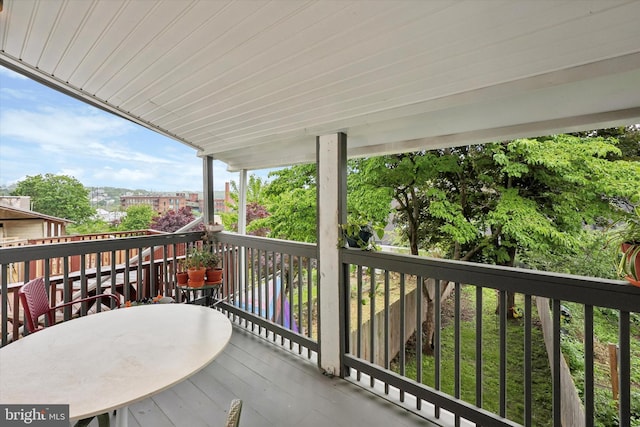 224 Dupont St, Philadelphia, PA 19127 - balcony with outdoor dining area