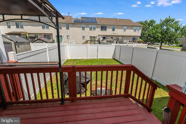 386 Braddock Rd, Smyrna, DE 19977 - deck featuring a residential view