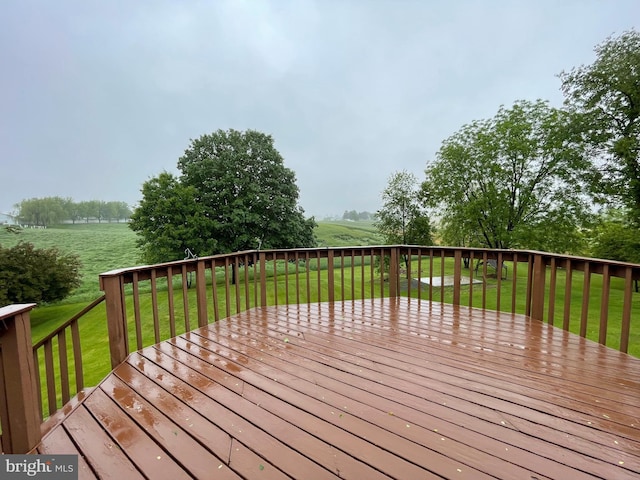 101 Foltz Rd, Shippensburg, PA 17257 - wooden terrace with a lawn and a view of rural / pastoral area