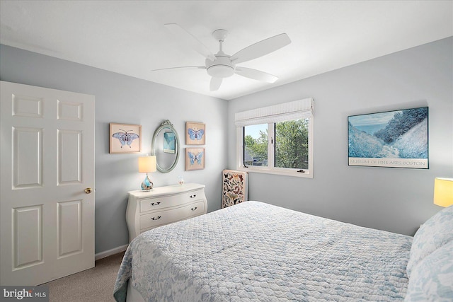 39724 E Sun Dr Unit 226, Fenwick Island, DE 19944 - carpeted bedroom with a ceiling fan and baseboards
