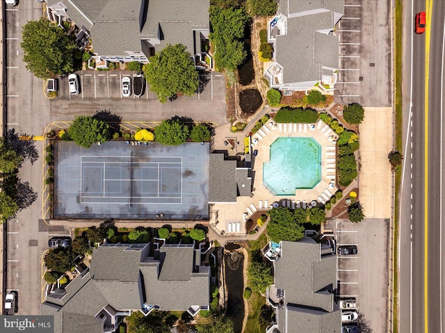39724 E Sun Dr Unit 226, Fenwick Island, DE 19944 - aerial perspective of suburban area featuring a pool