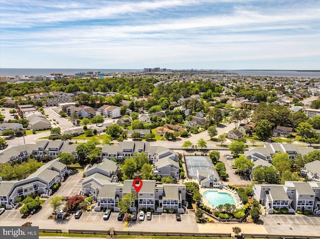 39724 E Sun Dr Unit 226, Fenwick Island, DE 19944 - aerial view of residential area featuring a pool