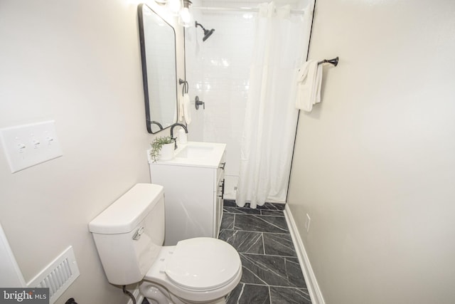 2116 E Hoffman St, Baltimore, MD 21213 - bathroom featuring marble look tile flooring and vanity