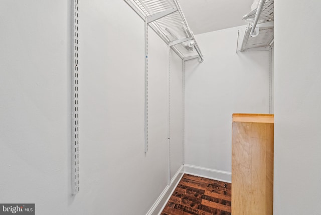 1825 T St NW Unit 701, Washington, DC 20009 - walk in closet featuring wood finished floors