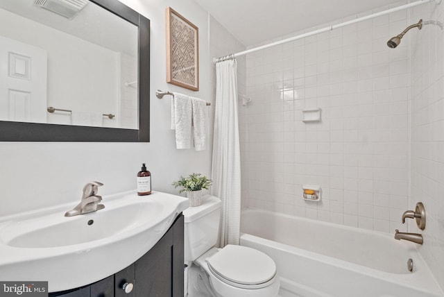 1825 T St NW Unit 701, Washington, DC 20009 - bathroom featuring shower / bath combo, toilet, and vanity