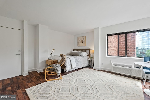1825 T St NW Unit 701, Washington, DC 20009 - bedroom featuring wood finished floors and baseboards