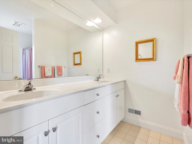 1082 Stillwood Cir, Lititz, PA 17543 - bathroom with double vanity and tile patterned flooring