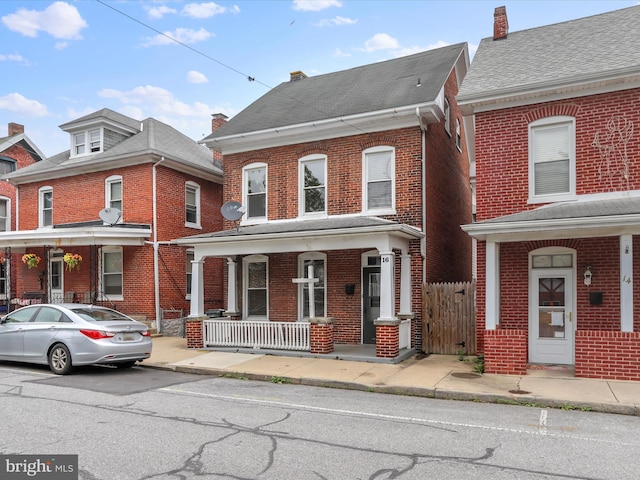 16 Avalon Ave, Hagerstown, MD 21740 - view of property featuring covered porch and brick siding