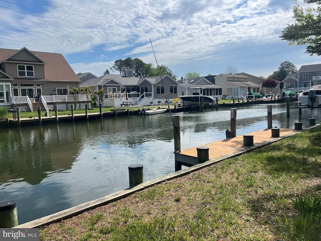 8 Grand Port Rd, Ocean Pines, MD 21811 - dock featuring a residential view and a water view