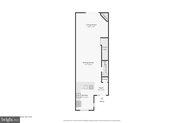 15 Queen Anne Way Unit E, Chester, MD 21619 - room layout
