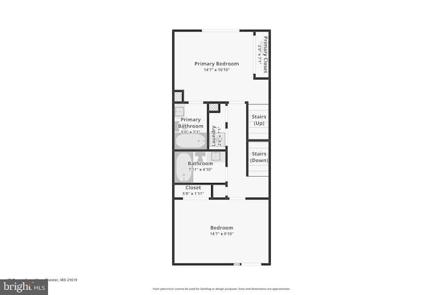15 Queen Anne Way Unit E, Chester, MD 21619 - property floor plan