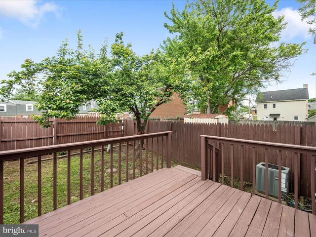 237 Kimberly Way, Winchester, VA 22601 - wooden deck featuring cooling unit