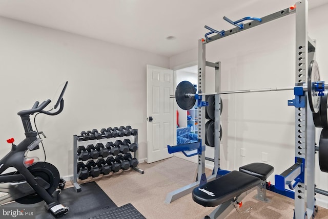 10000 Manor Pl, Fairfax, VA 22032 - exercise room with carpet floors and baseboards
