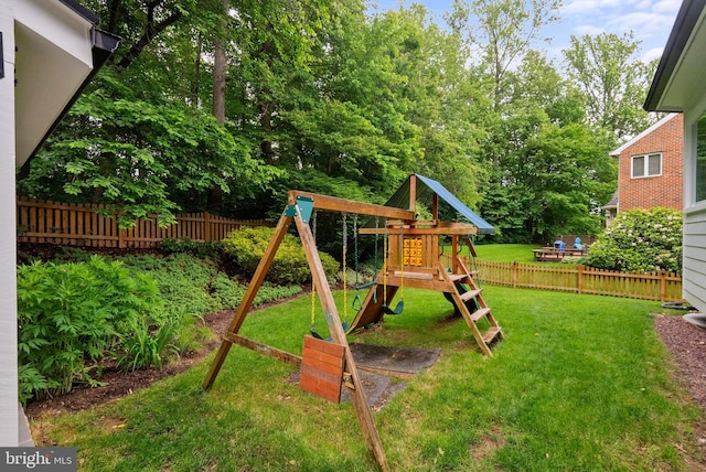 10000 Manor Pl, Fairfax, VA 22032 - view of yard featuring a playground