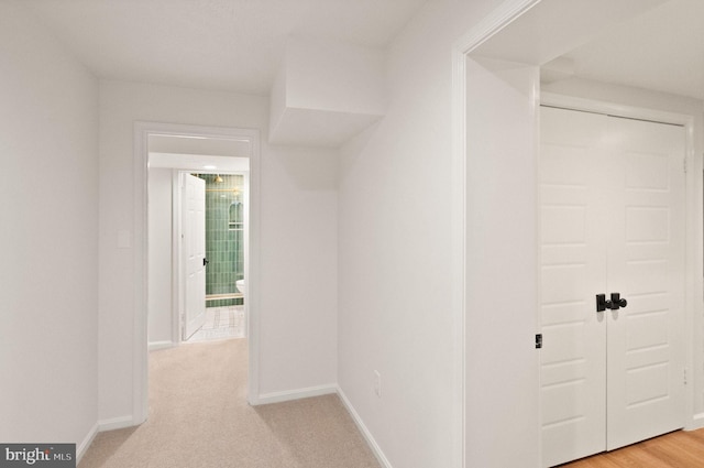 10000 Manor Pl, Fairfax, VA 22032 - hall featuring baseboards and light carpet