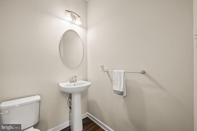 8 Ryan Ct, Gilbertsville, PA 19525 - bathroom with toilet and wood finished floors