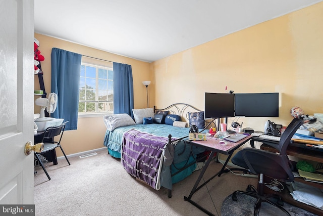 59 Sassafras Dr, Lumberton, NJ 08060 - carpeted bedroom featuring a desk and baseboards