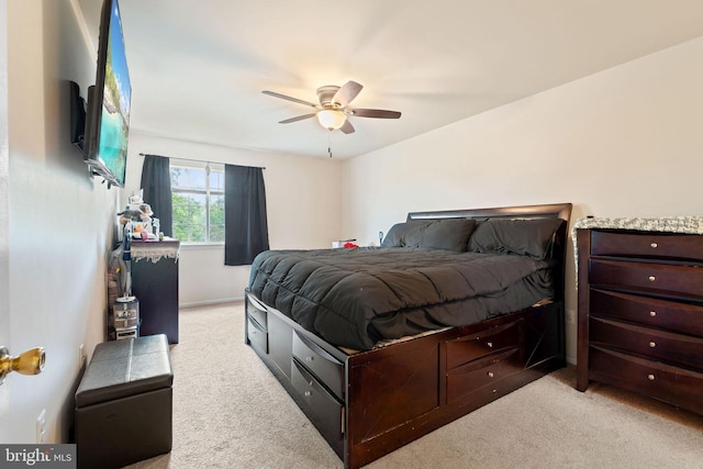 59 Sassafras Dr, Lumberton, NJ 08060 - carpeted bedroom with ceiling fan and baseboards