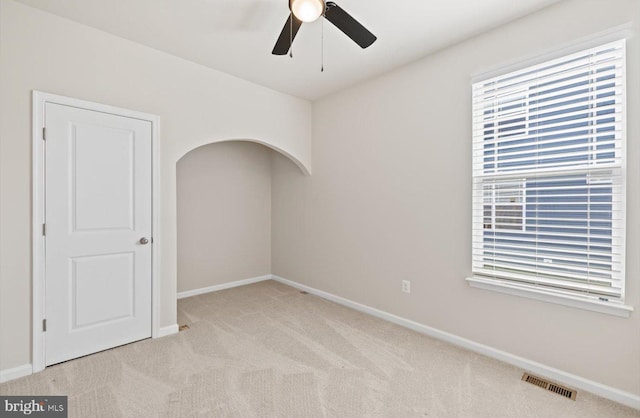 25040 Treeview Ln, Lewes, DE 19958 - unfurnished room with ceiling fan, carpet, healthy amount of natural light, and baseboards
