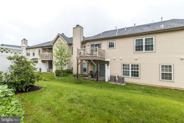 205 Strawberry Ct, Warwick, PA 18974 - rear view of house with central AC