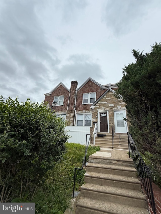 1727 Dallas St, Philadelphia, PA 19126 - view of front of home with stone siding