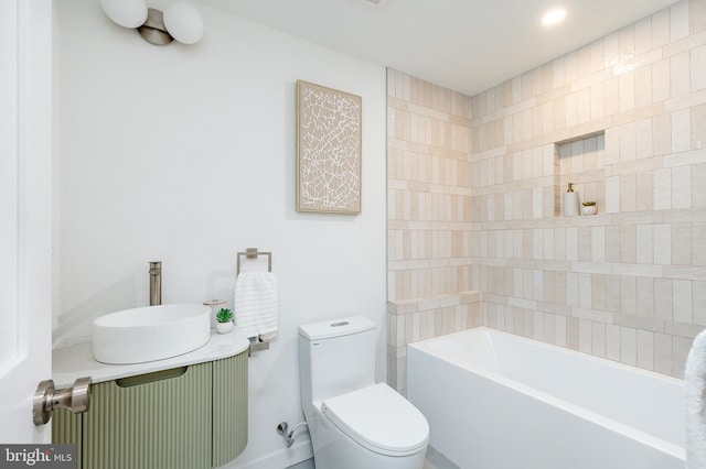 903 Corinthian Ave Unit B, Philadelphia, PA 19130 - bathroom featuring toilet and vanity