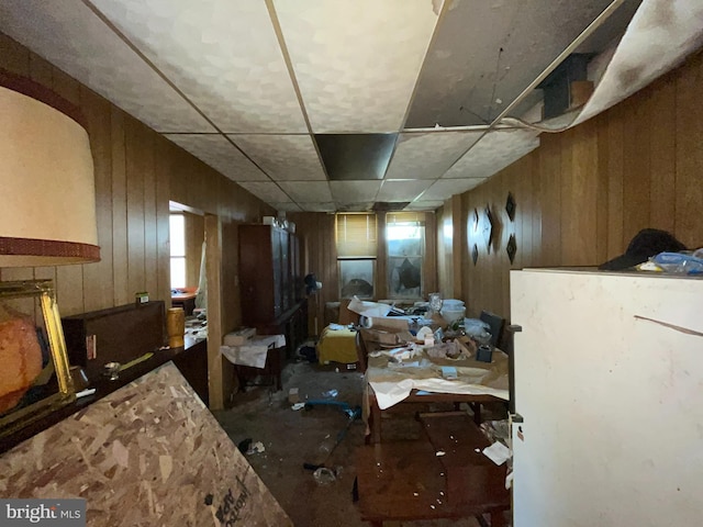 3606 Harlem Ave, Baltimore, MD 21229 - misc room with wooden walls