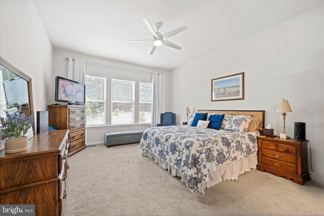 21336 Dauphine St, Lewes, DE 19958 - carpeted bedroom featuring a ceiling fan and baseboards
