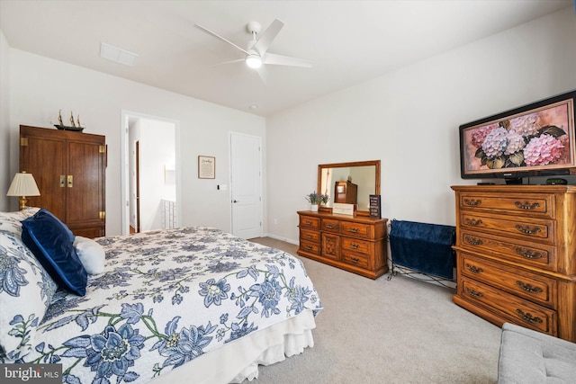 21336 Dauphine St, Lewes, DE 19958 - bedroom featuring light carpet and a ceiling fan