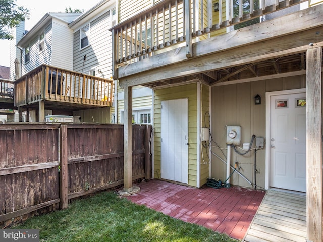 1447 Chatham Ct, Crofton, MD 21114 - property entrance with a deck