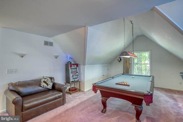 45 S Shore Dr, Dover, DE 19901 - playroom with lofted ceiling, carpet, and baseboards