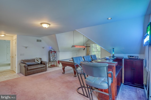 45 S Shore Dr, Dover, DE 19901 - office featuring lofted ceiling and carpet flooring