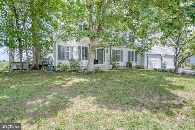 45 S Shore Dr, Dover, DE 19901 - view of front of home with a front lawn and an attached garage