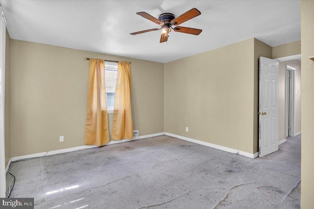 7175 Lee Ave, Pennsauken, NJ 08110 - carpeted empty room featuring ceiling fan and baseboards