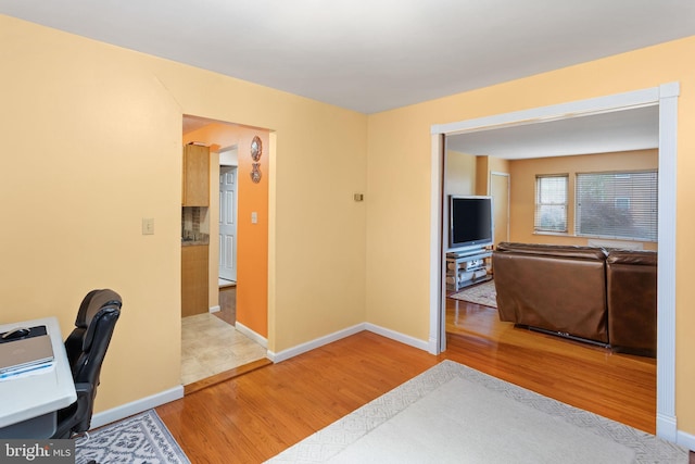 132 The Orchards Unit I, East Windsor, NJ 08520 - office featuring light wood finished floors and baseboards